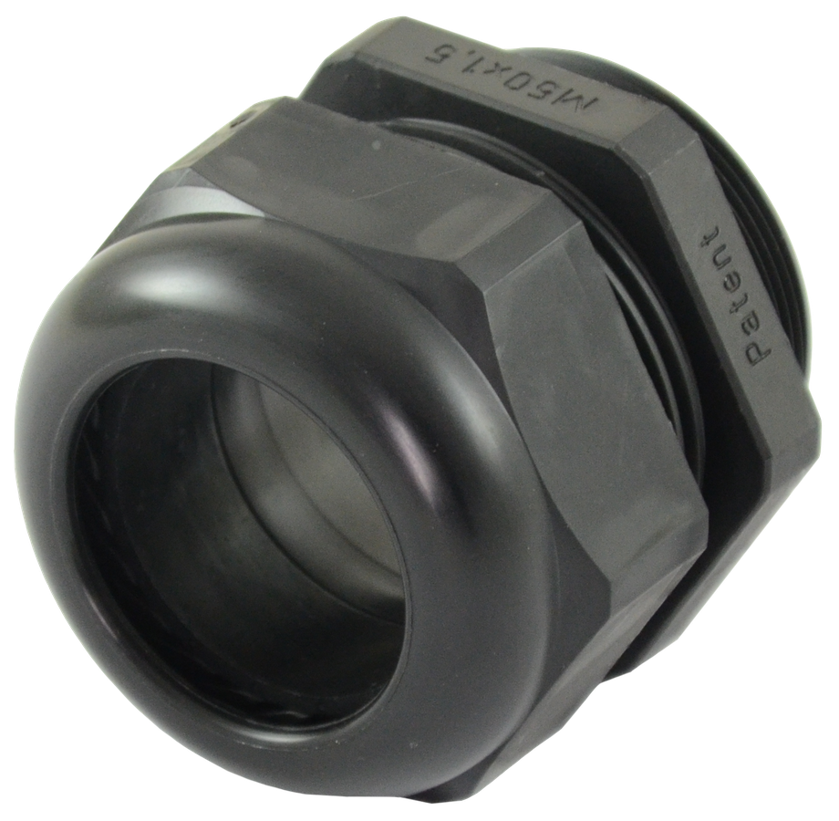 Cable gland M50x1.5, black, polyamide,