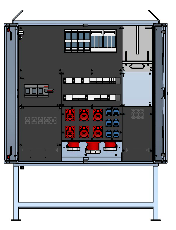 Main distributor box 250A, stainless steel