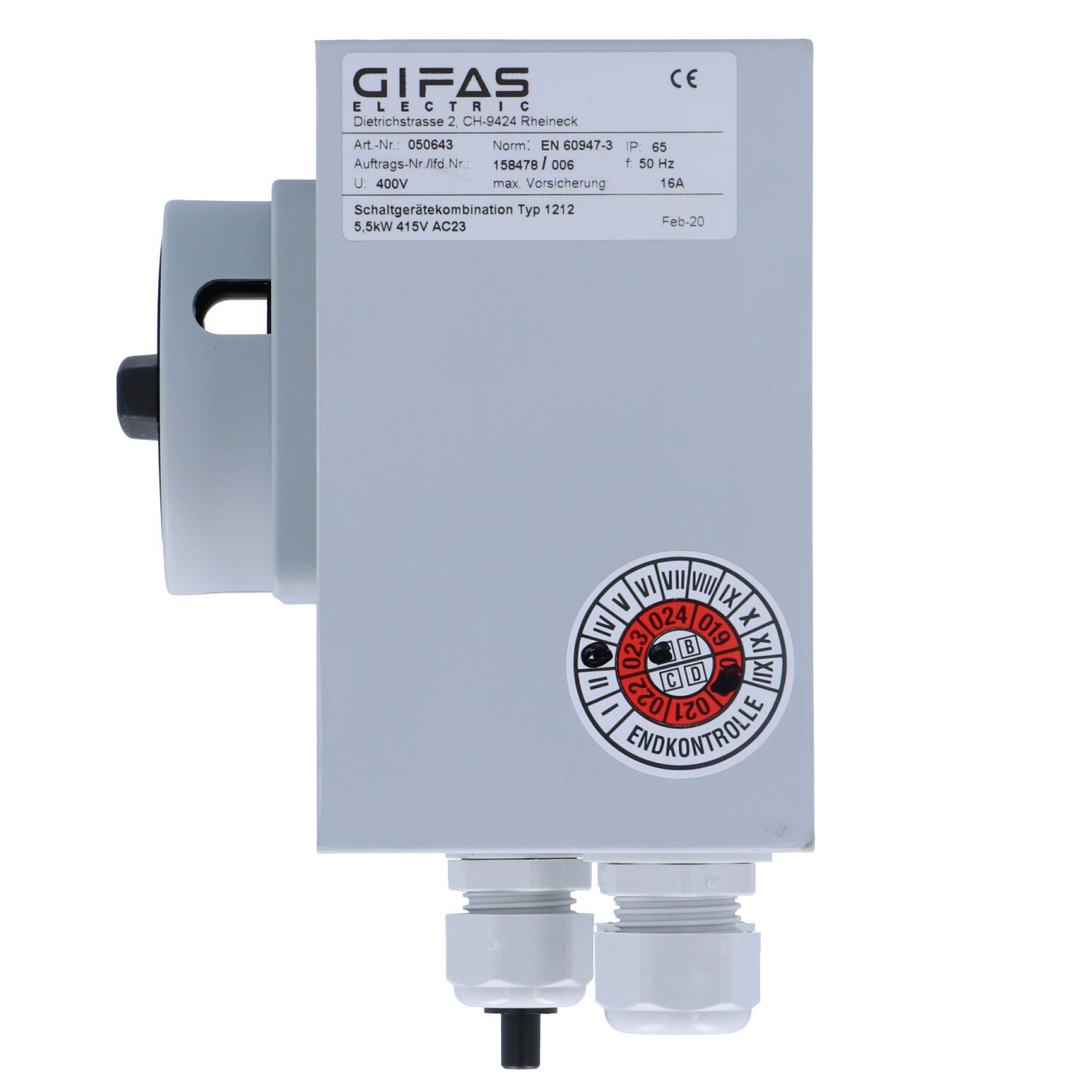 Direct safety emergency switch