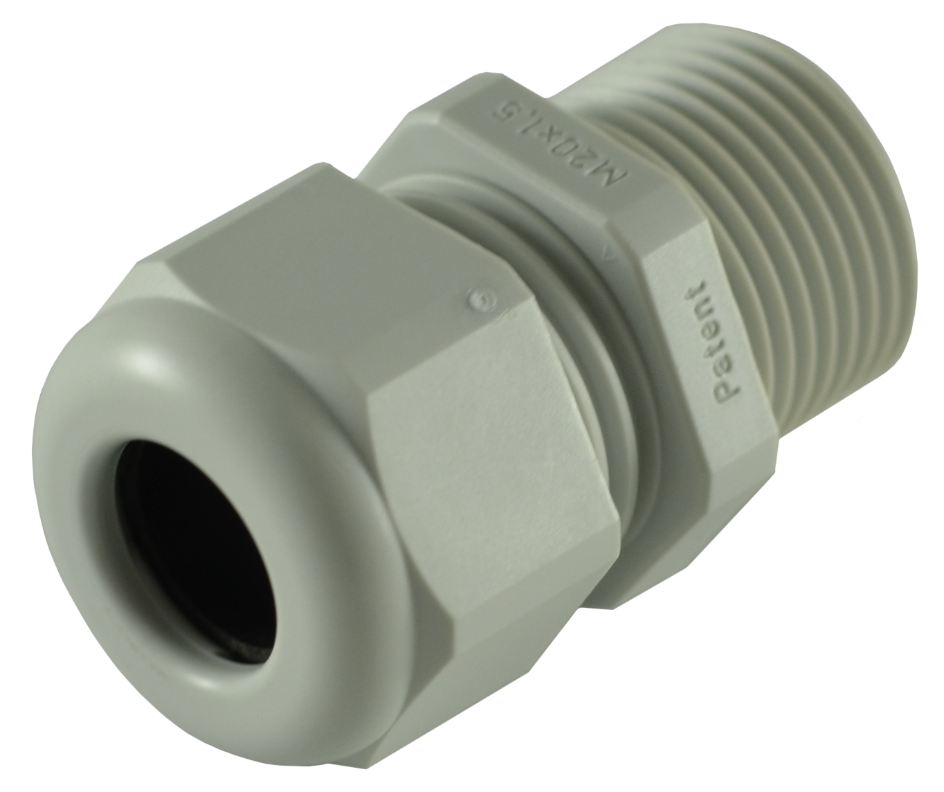 Cable gland M20x1.5, grey, polyamide,