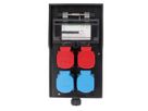 Hartgummiverteiler Typ 7200, schwarz