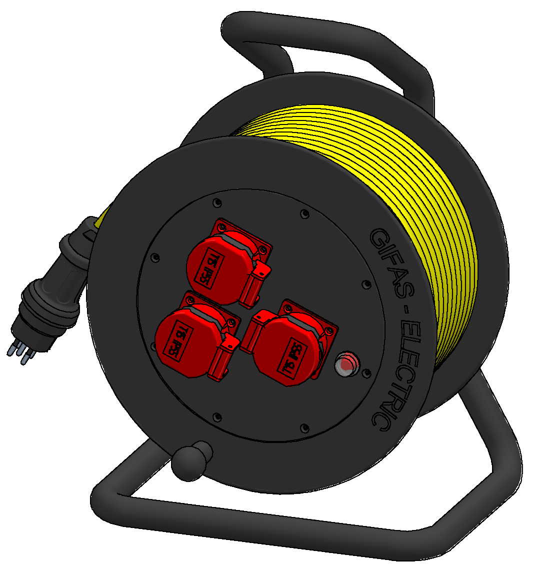 Cable reel hard rubber type 502
