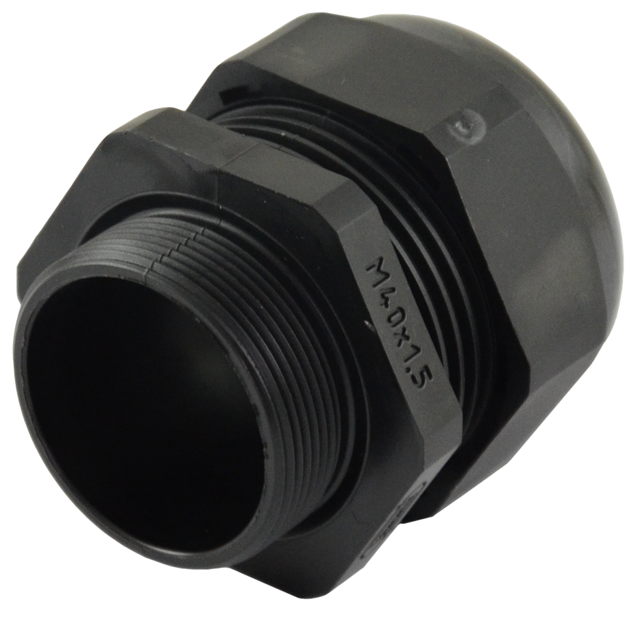 Cable gland M40x1.5, black, polyamide,