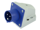 Plastic wall plug CEE IP44