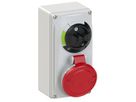 Safety socket with master switch CEE IP44/IP54