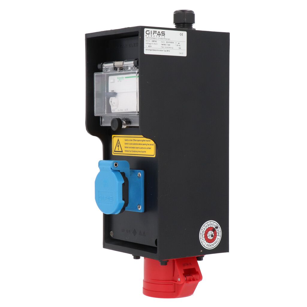 Small hard rubber distributor box type 2812, black