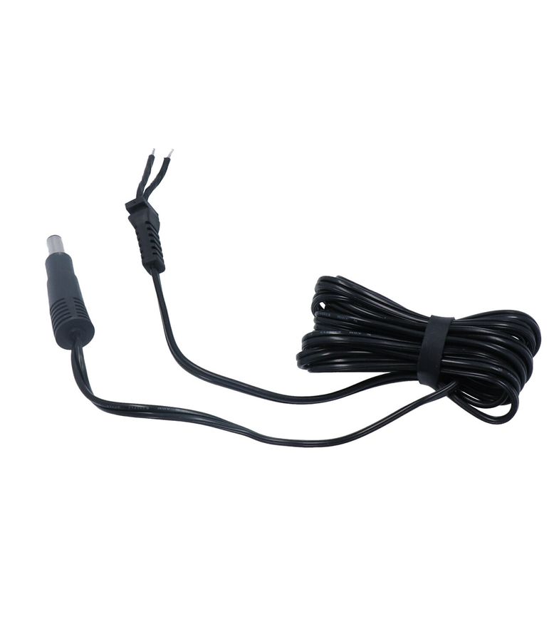 Charger connection cable with plug for