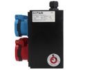 Small hard rubber distributor box type 1616, black