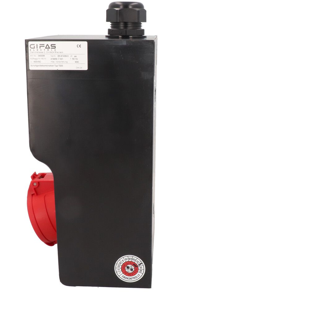 Hartgummiverteiler Typ 7200, schwarz