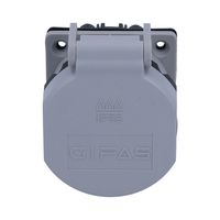 Built-in socket type 23 IP55 grey