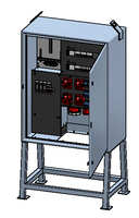 Baustromverteiler 100A, Edelstahl V2A