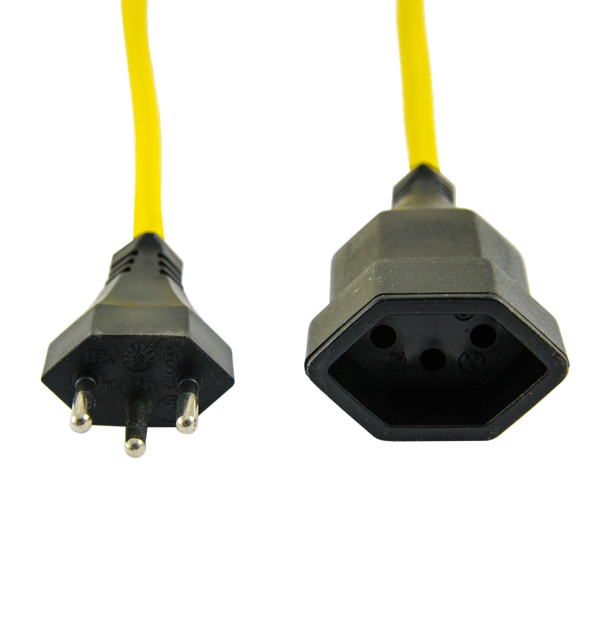 Extension cable GIFAFLEX, yellow RAL 1021