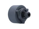 Cover cap with cable gland M20x1.5mm, plastic anthracite
