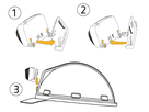 Clip per casco per Suprabeam S-serie