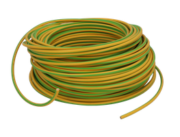 Earthing flex PVC 1x6,0mm² yellow-green