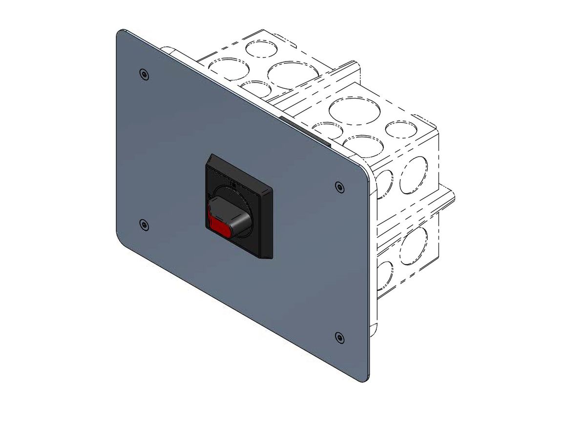 V2A plate 270x200x2mm equipped with