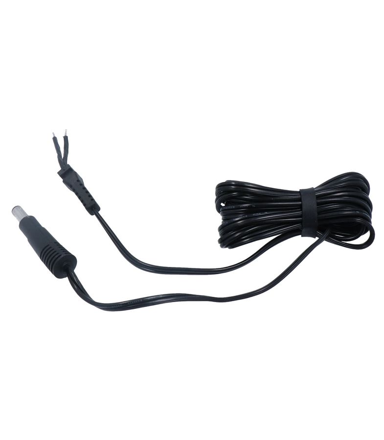 Charger connection cable with plug for