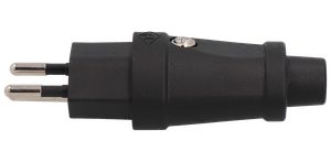 Plug type 12 TH strong IP20230V/10A/P+N+PE black