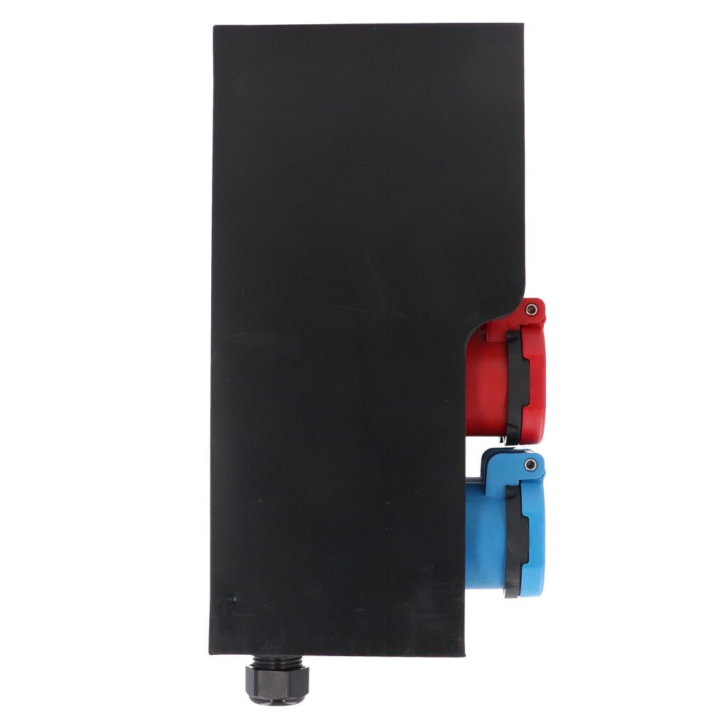 Small hard rubber distributor box type 2812, black
