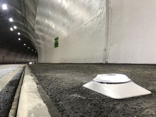MarkLED ground light for path marking in the tunnel ensures better visibility along the walkway and increases safety