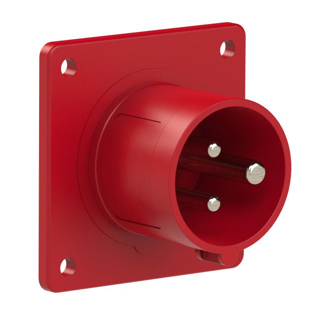 Einbau-Gerätestecker Kunststoff CEE IP44