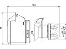 Presa in plastica dura CEE IP44/IP54
