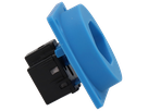Presa da incasso tipo 13 IP20 blu senza coperchio