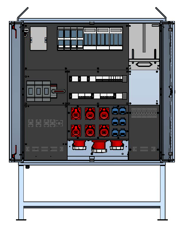 Main distributor box 400A, stainless steel