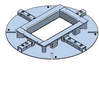 Campetto 4 V2A 7800/2 750x880x650 B125 Klappe, Gifasschloss