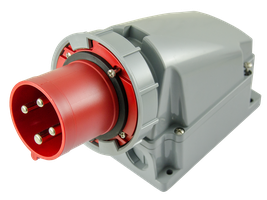 Plastic wall plug CEE IP67