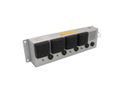 Spitalbox Aluminium, 4xT13(IP20 mit Klappdeckel), 5xPOAG,