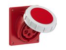 Plastic built-in socket CEE 16A/400V, 3P+N+PE/6h, IP67,