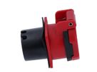 Einbausteckdose Typ 15 IP55 rot