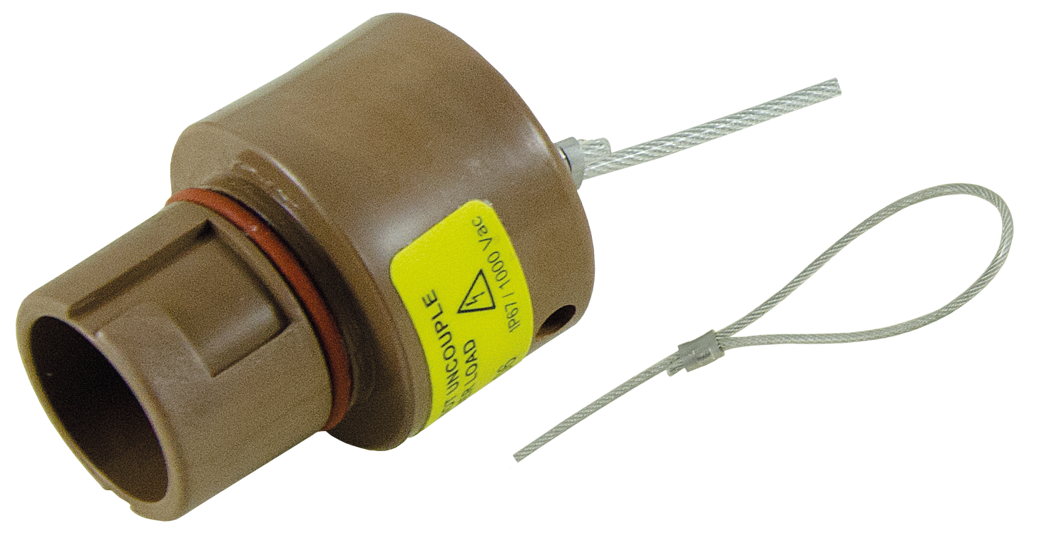 Protective cap IP67 brown