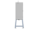 Armoire de chantier 100A, tôle d'acier