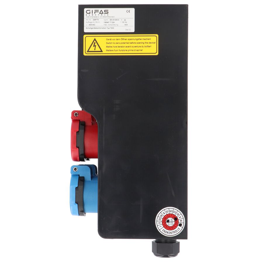 Hartgummiverteiler Typ 7200, schwarz