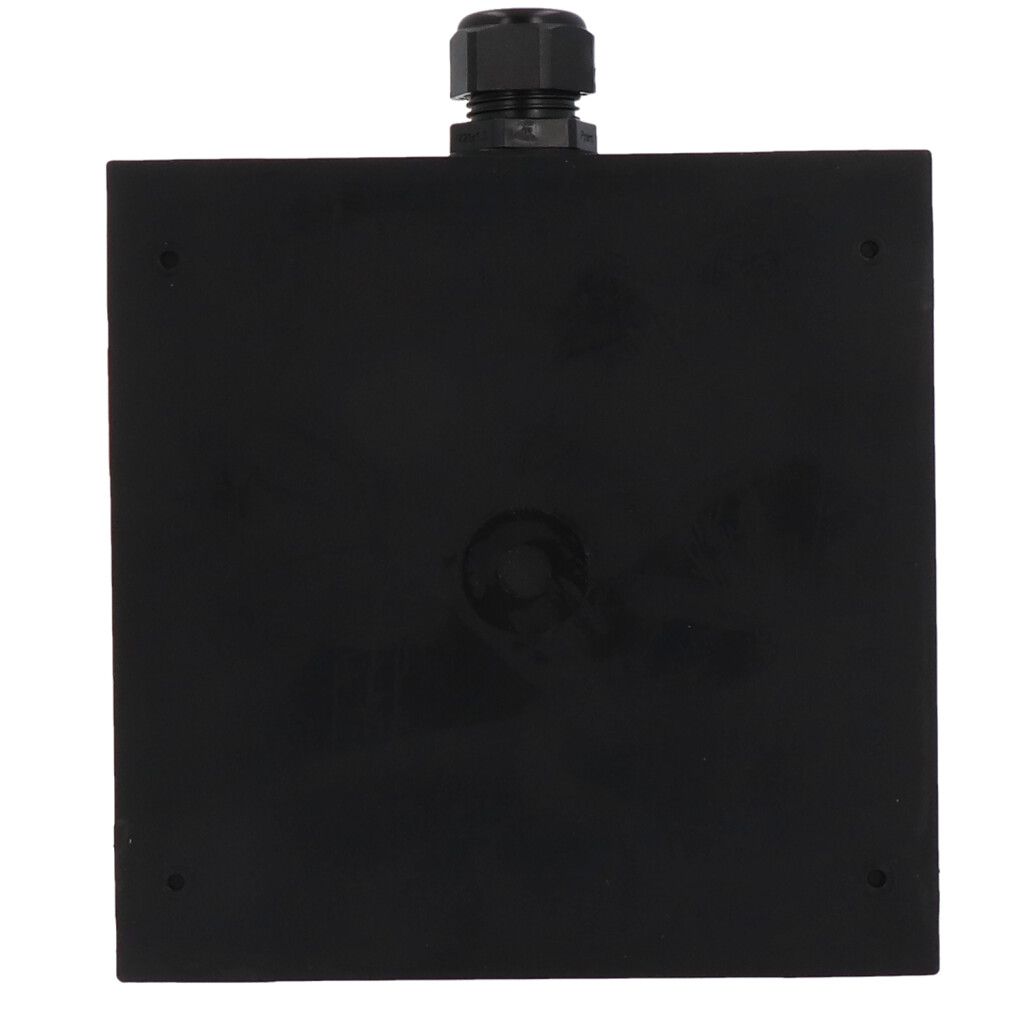Small hard rubber distributor box type 1616, black