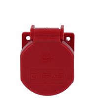 Built-in socket type 25 IP55 red