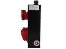 Small hard rubber distributor box type 2612, black