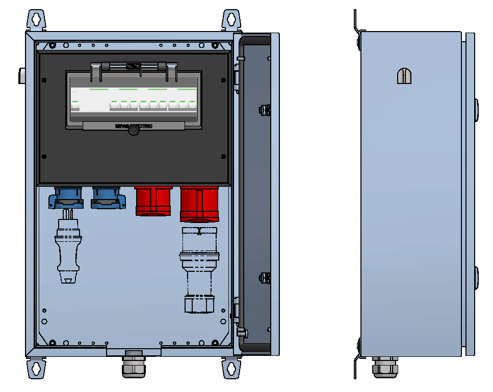 AP-Stromverteilung V2A,
