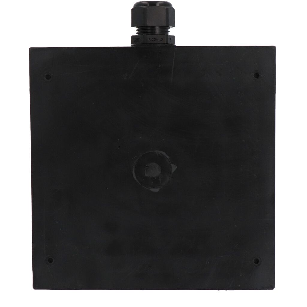 Small hard rubber distributor box type 1616, black