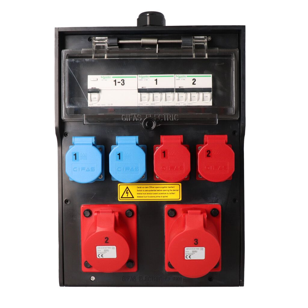 Quadro elettrico in gomma tipo 7400 nero