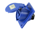 Einbausteckdose Kunststoff CEE IP44/IP54