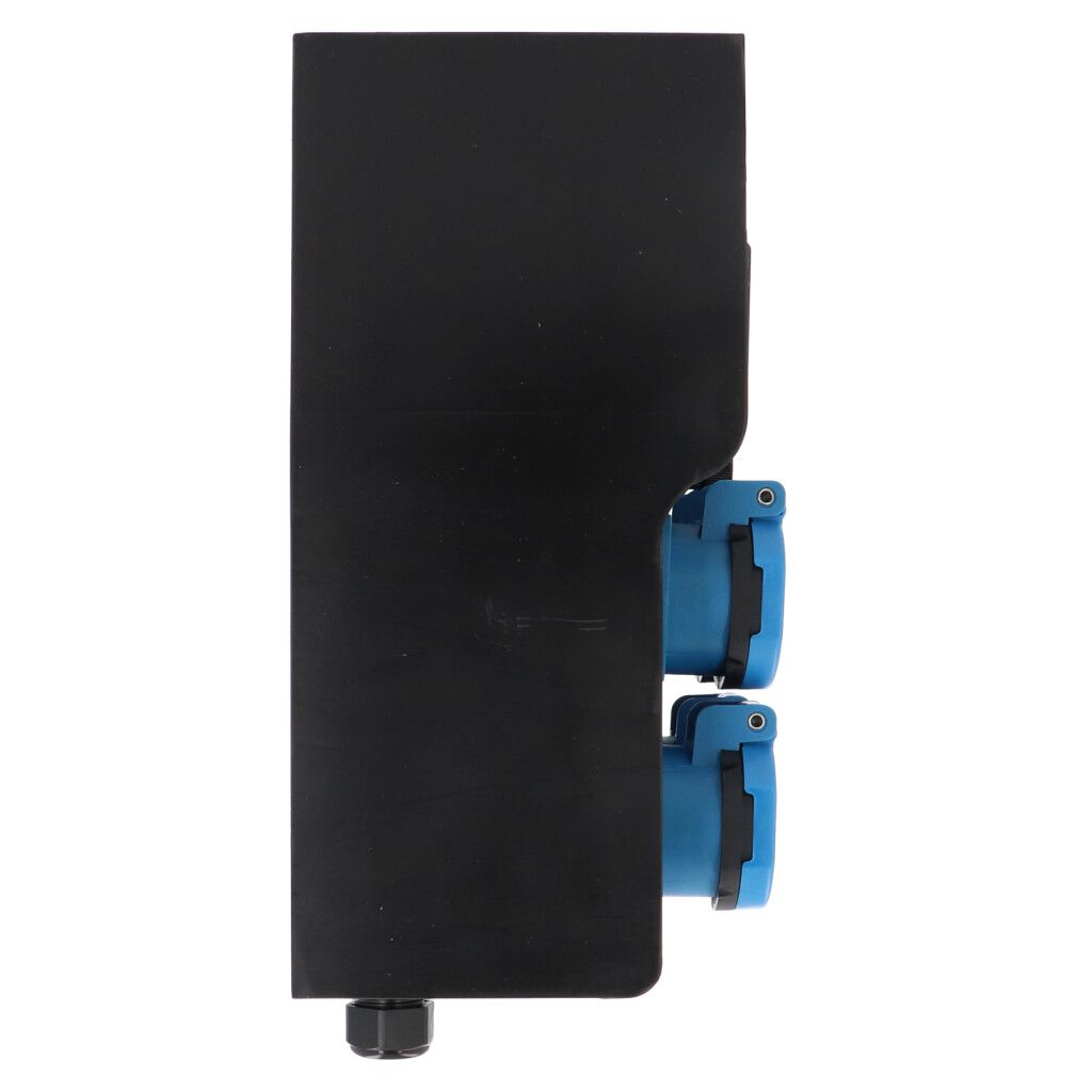Hard rubber distributor box type 7200, black