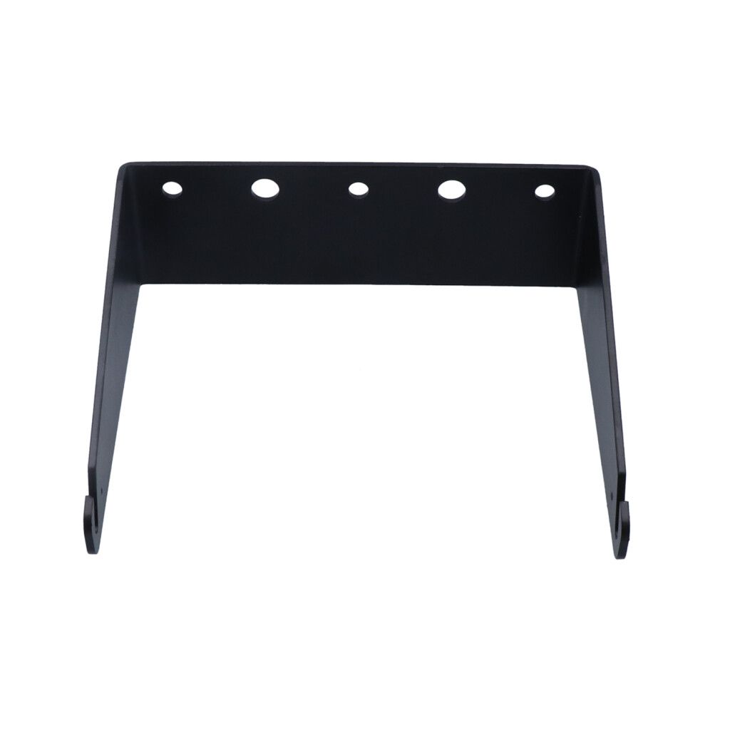 Wall mounting bracket, aluminium, black