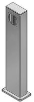 Power column ES 100, anodised aluminium