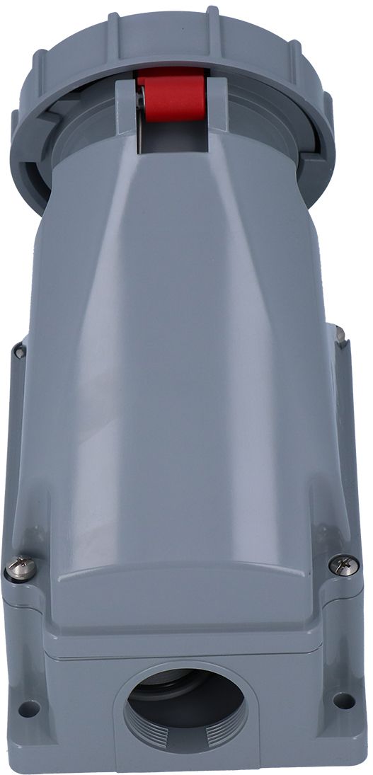 Plastic wall socket CEE 63A/400V, 3P+N+PE/6h, IP67