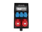 Quadro elettrico in gomma dura tipo 7300, nero