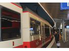LaneLED light strip illuminates the Forchbahn platform and train for greater safety when boarding and alighting