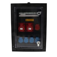 Hard rubber distributor box type 7900, black